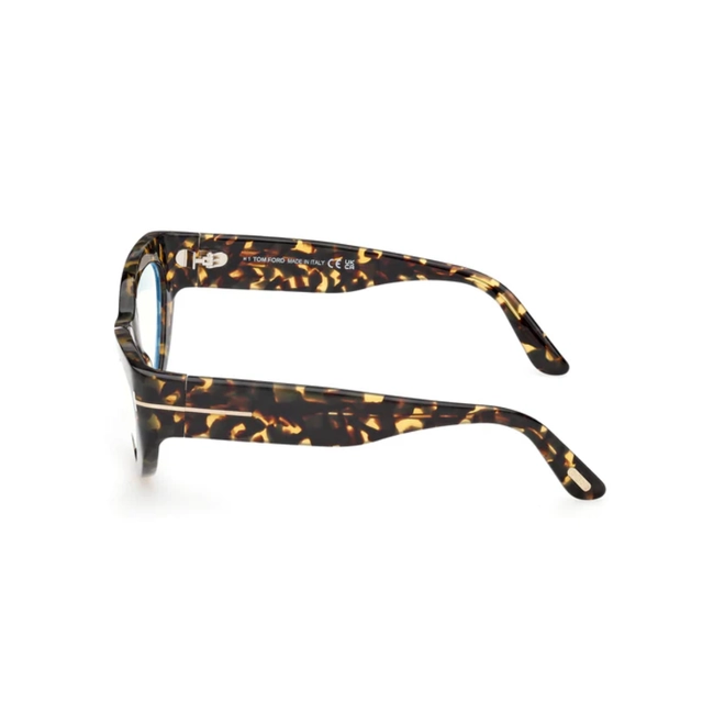 Óculos de Grau Tom Ford FT6134-B_55055 Acetato Marrom Mesclado 3