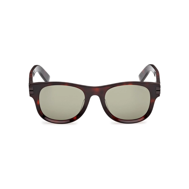 Óculos de Sol Ermenegildo Zegna EZ0268_5454N Acetato Marrom Mesclado com lentes na cor Verde 2