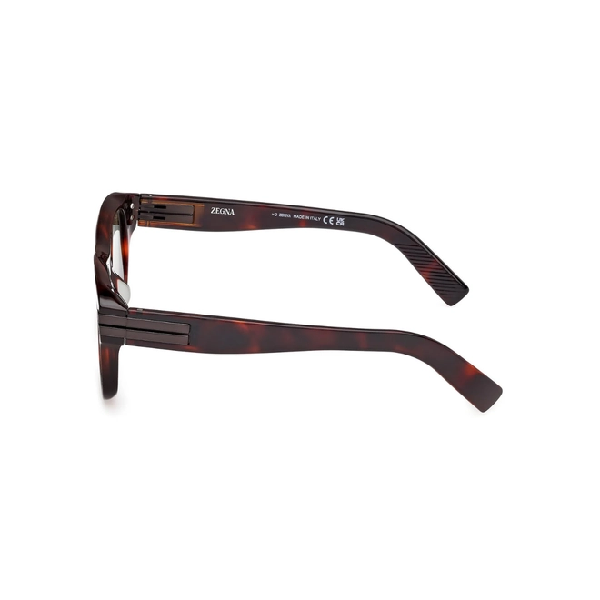 Óculos de Sol Ermenegildo Zegna EZ0268_5454N Acetato Marrom Mesclado com lentes na cor Verde 4
