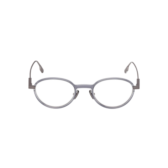 Óculos de Grau Ermenegildo Zegna EZ5323_50020 Titânio e Acetato Cinza Transparente 2