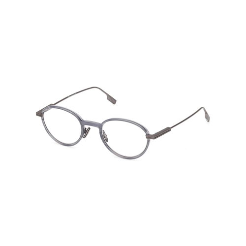 Óculos de Grau Ermenegildo Zegna EZ5323_50020 Titânio e Acetato Cinza Transparente