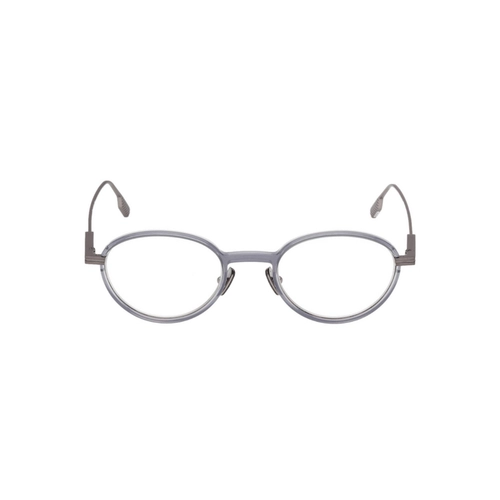Óculos de Grau Ermenegildo Zegna EZ5323_50020 Titânio e Acetato Cinza Transparente