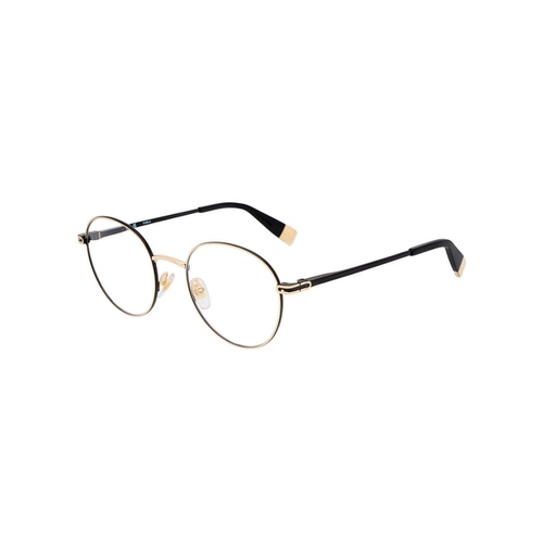Óculos de Grau Furla VFUA99 520301 Metal Preto e Dourado
