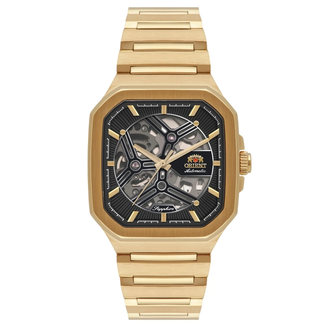 Relógio Orient Skeleton Automático - NH7GG008 G1KX Preto 1