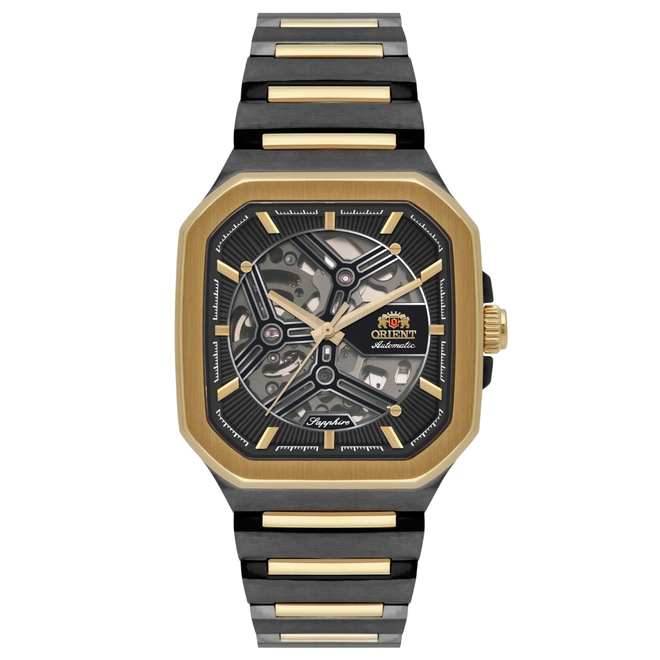 Relógio Orient Skeleton Automático - NH7MM008 G1PK Bicolor 1