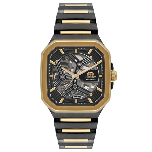 Relógio Orient Skeleton Automático - NH7MM008 G1PK Bicolor