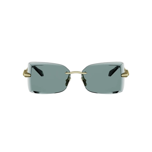 Óculos de Sol Bvlgari BV40094U_5930N Metal Dourado com lentes na cor Verde