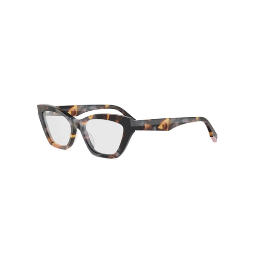 Óculos de Grau Fendi FE50067I_54055 Acetato Marrom Mesclado