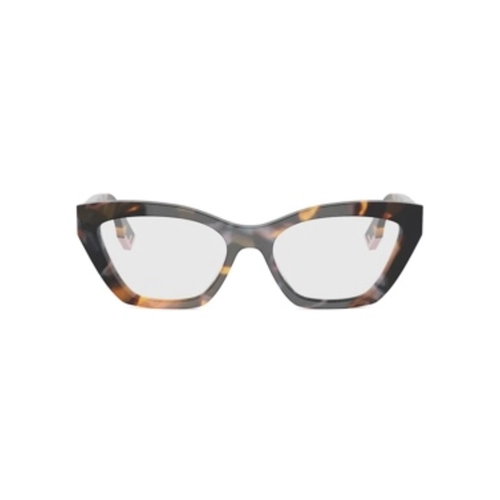 Óculos de Grau Fendi FE50067I_54055 Acetato Marrom Mesclado