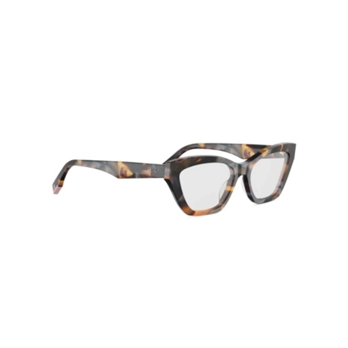 Óculos de Grau Fendi FE50067I_54055 Acetato Marrom Mesclado