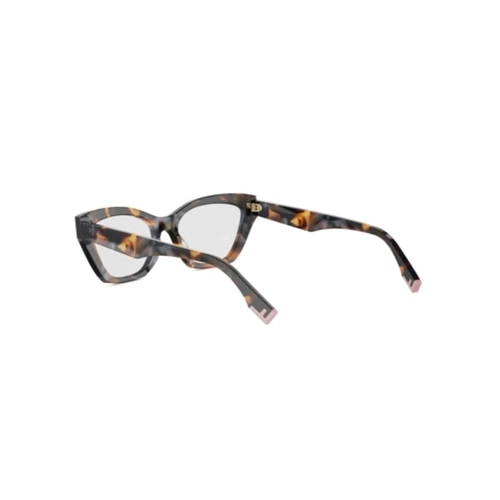 Óculos de Grau Fendi FE50067I_54055 Acetato Marrom Mesclado