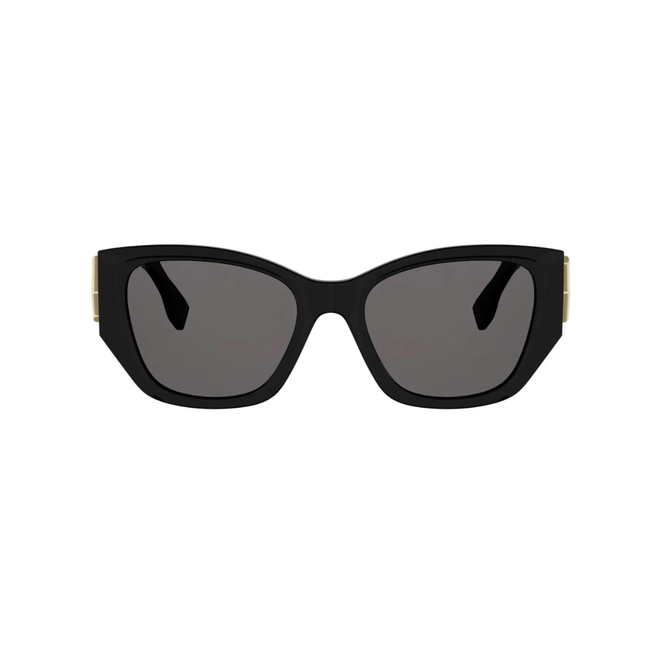 Óculos de Sol Fendi FE40220I_5401A Acetato Preto com lentes na cor Cinza 2
