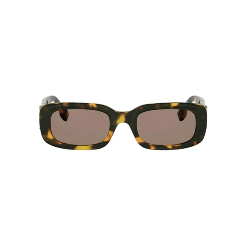 Óculos de Sol Fendi FE40222I_5256E Acetato Marrom Mesclado com lentes na cor Marrom
