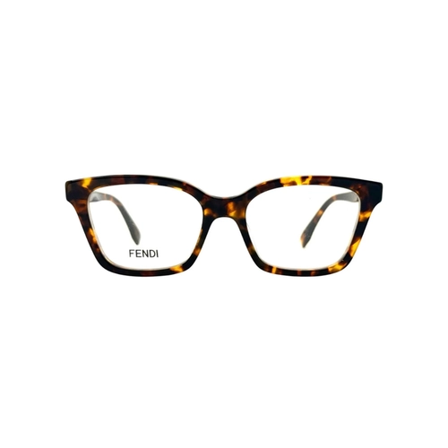 Óculos de Grau Fendi FE50153I_52056 Acetato Marrom Mesclado