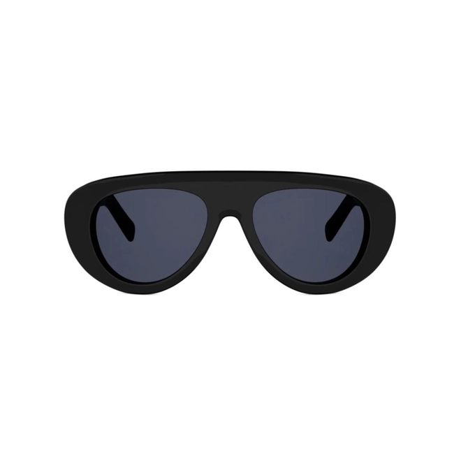 Óculos de Sol Celine Triomphe CL40340U_5701V Acetato Preto com lentes na cor Azul 2