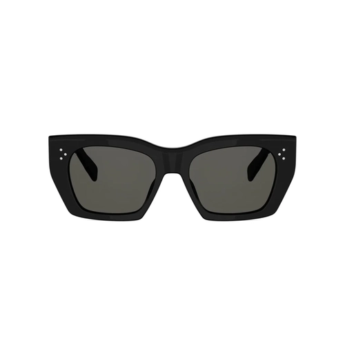 Óculos de Sol Celine CL40342I_5301A Acetato Preto com lentes na cor Cinza