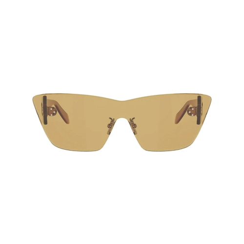 Óculos de Sol Celine Sundown Shade CL40351U_0042J Acetato Laranja com lentes na cor Laranja.