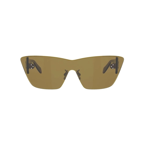 Óculos de Sol Celine Sundown Shade CL40351U_0057E Acetato Marrom com lentes na cor Marrom