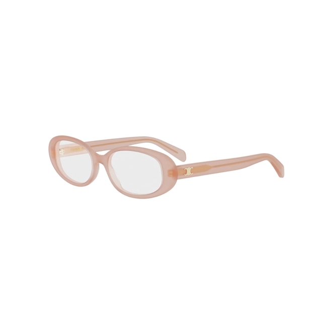 Óculos de Grau Celine CL50180I_54044 Acetato Rosa Transparente 1