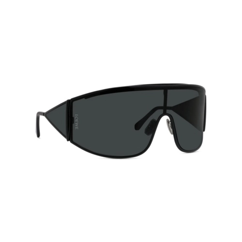 Óculos de Sol Loewe LW40202U_0001A Metal Preto com lentes na cor Cinza