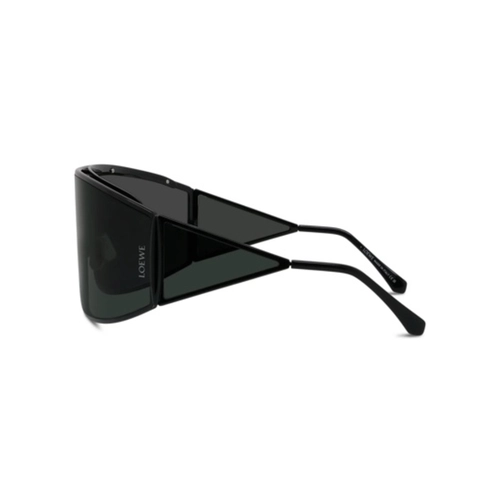Óculos de Sol Loewe LW40202U_0001A Metal Preto com lentes na cor Cinza