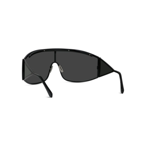 Óculos de Sol Loewe LW40202U_0001A Metal Preto com lentes na cor Cinza