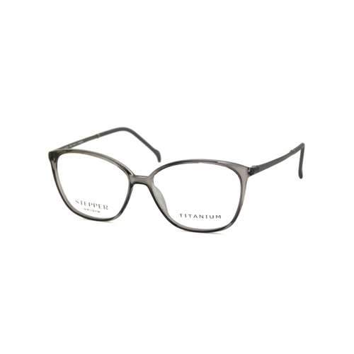 Óculos de Grau Stepper SI-30200 F200 54 TX5 Cinza Transparente