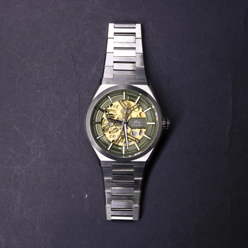 Relógio Orient Skeleton Automático Masculino - NH7SS005 E1SX Verde