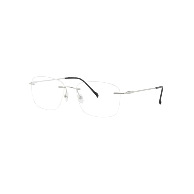 Óculos de Grau Stepper Rimless SI-82278 F220 53 Titânio Prata 1