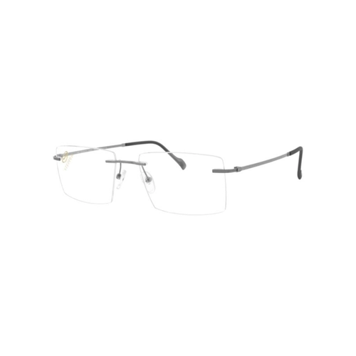 Óculos de Grau Stepper Rimless SI-83317 F022 56 Titânio Cinza