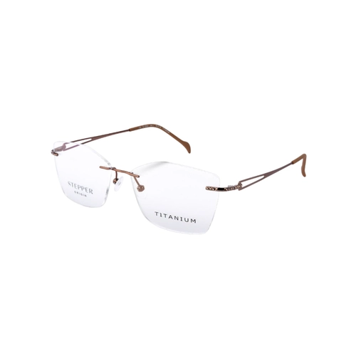 Óculos de Grau Stepper Rimless SI-10543 F031 54 Titânio Rose