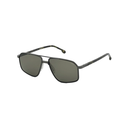 Óculos de Sol Lozza SL2447 580568 Metal Grafite com lentes na cor Verde