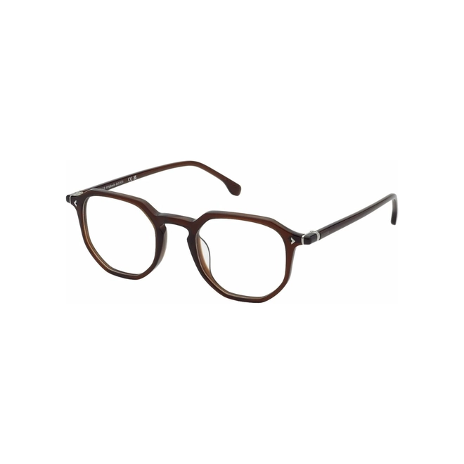 Óculos de Grau Lozza VL4350 4906AD Acetato Marrom Escuro 1