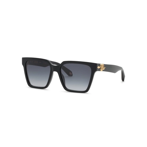 Óculos de Sol Roberto Cavalli SRC153M 560700 Acetato Preto com lentes na cor Cinza Degradê