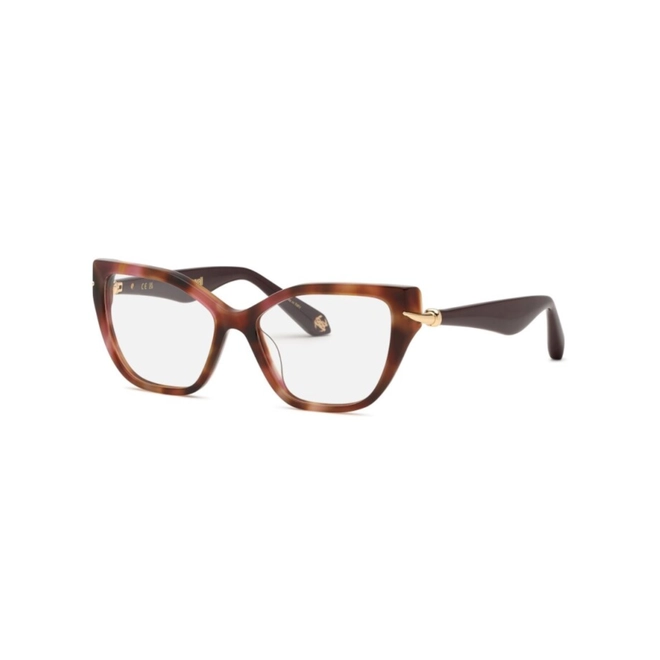 Óculos de Grau Roberto Cavalli VRC161M 5401GQ Acetato Marrom Mesclado 1