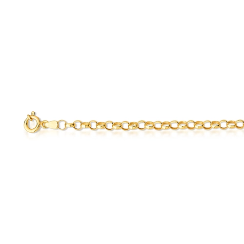 Corrente Elo Português ouro 18k polida 50CM