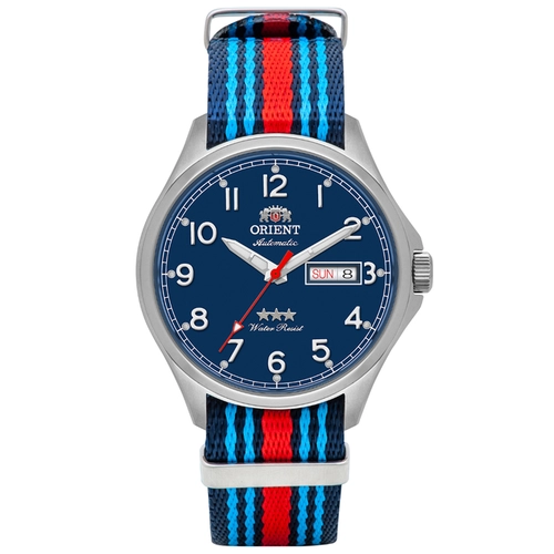 Relógio Orient 3 Stars Sport Land Martini Racing - YN6SN009 D2DV Azul