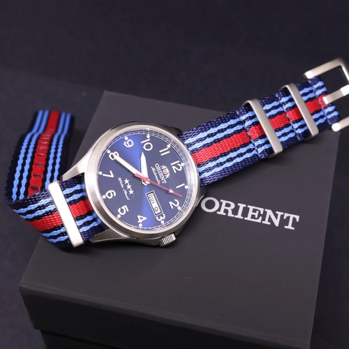 Relógio Orient 3 Stars Sport Land Martini Racing - YN6SN009 D2DV Azul