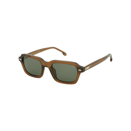 Óculos de Sol Lozza SL4420 5206A6 Acetato Marrom com lentes na cor Fumê