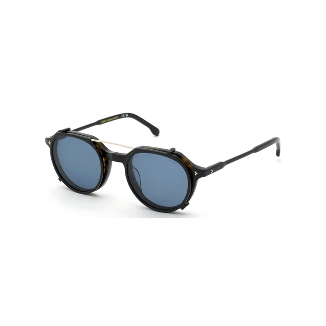 Óculos de Grau Lozza UL4426 512BLP Acetato Marrom Mesclado com Clip-On na cor Azul 2