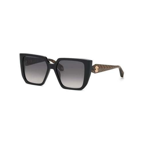 Óculos de Sol Roberto Cavalli SRC170M 560700 Acetato Preto com lentes na cor Cinza Degradê