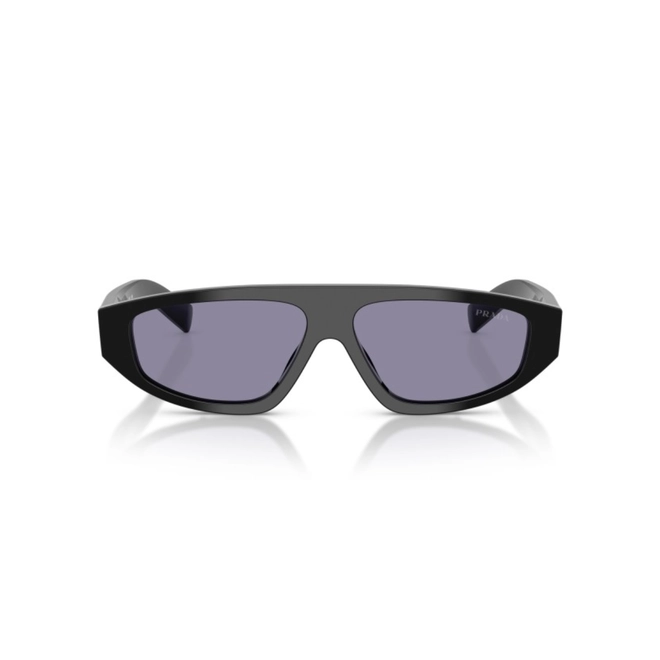 Óculos de Sol Prada 0PR C02S 16K50B57 Acetato Preto com lentes na cor Violeta 2