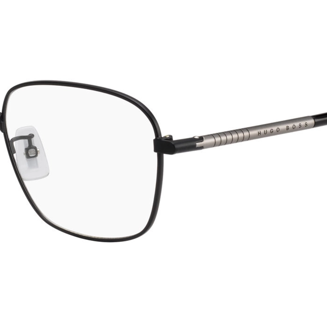 Óculos de Grau Hugo BOSS 1143/F 003 5517 R Metal Preto Fosco 3