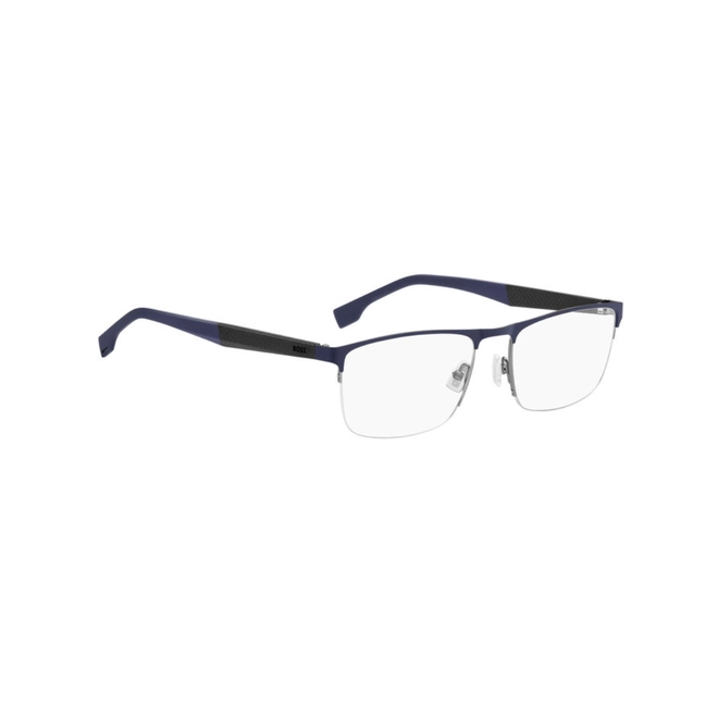 Óculos de Grau Hugo BOSS 1487 KU0 5820 R Metal Azul Fosco 3