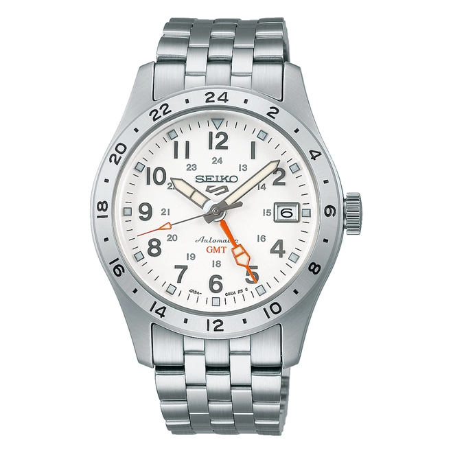 Relógio Seiko 5 Sports GMT Automático - SSK059B1 B2SX Branco 1