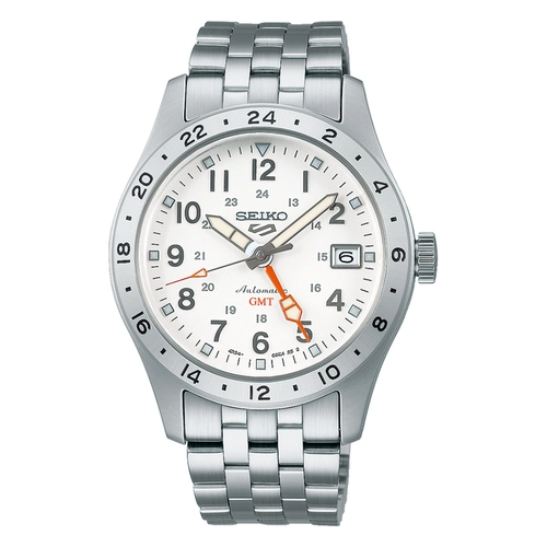 Relógio Seiko 5 Sports GMT Automático - SSK059B1 B2SX Branco