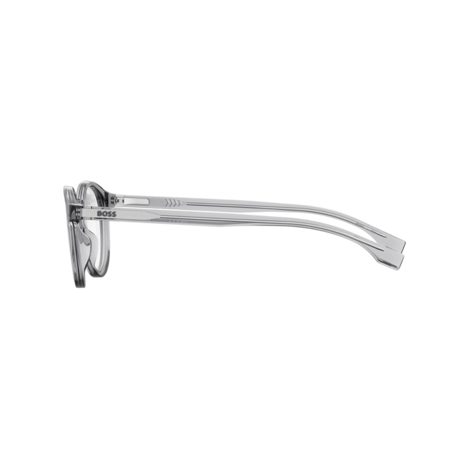 Óculos de Grau Hugo BOSS 1650 KB7 4921 R Acetato Cinza Transparente 4