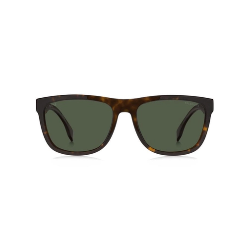 Óculos de Sol Hugo BOSS 1439/S 086 58UC S Acetato Marrom Mesclado com lentes na cor Verde Polarizado