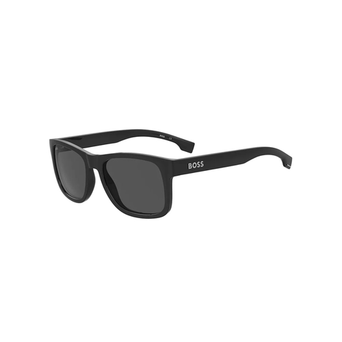 Óculos de Sol Hugo BOSS 1568/S 807 55IR S Acetato Preto com lentes na cor Cinza Escuro