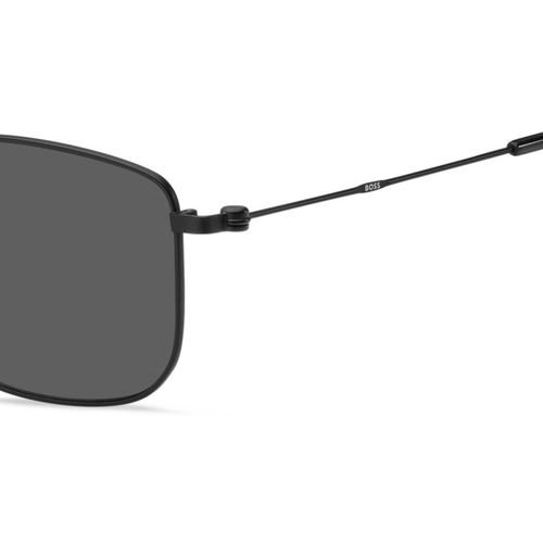 Óculos de Sol Hugo BOSS 1619/F/S 003 58IR S Metal Preto Fosco com lentes na cor Cinza